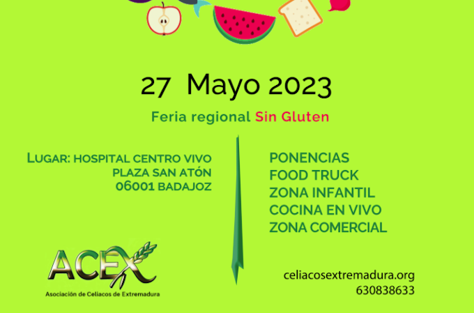 Agenda primera Feria sin glouten Extremadura